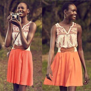 Anthropologie Sunday in Brooklyn Gerbera Shorts | Orange | Size 8